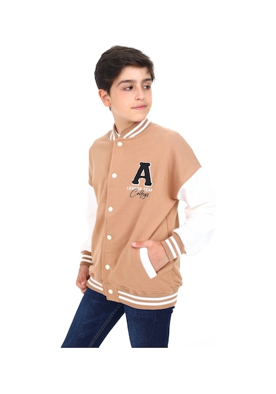 Toontoy Kids Toontoy Erkek Çocuk Kolej Yaka Çıtçıt Kapama Cepli Düşük Omuz Nakış Baskılı Renk Bloklu Örme Hırka - 2 İplik Şardonlu Kahverengi Toontoy Kids Toontoy Erkek Çocuk Kolej Yaka Çıtçıt Kapama Cepli Düşük Omuz Nakış Baskılı Renk Bloklu Örme Hırka - 2 İplik Şardonlu Kahverengi