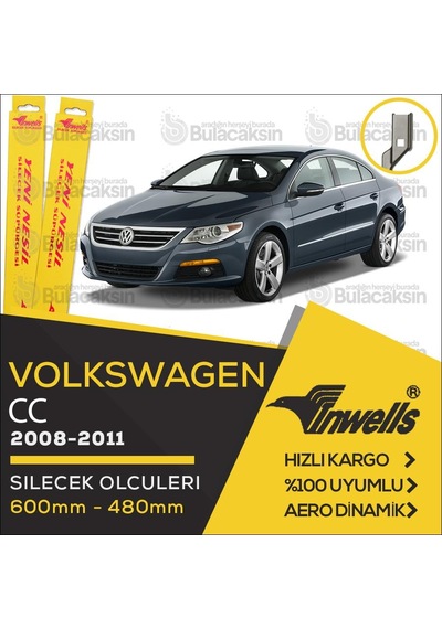 Volkswagen Cc Muz Silecek Takımı 2008-2011 İnwells