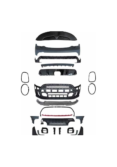 Autogp Mini Cooper F55 4d Jcw Body Kit Tampon Seti 2021+
