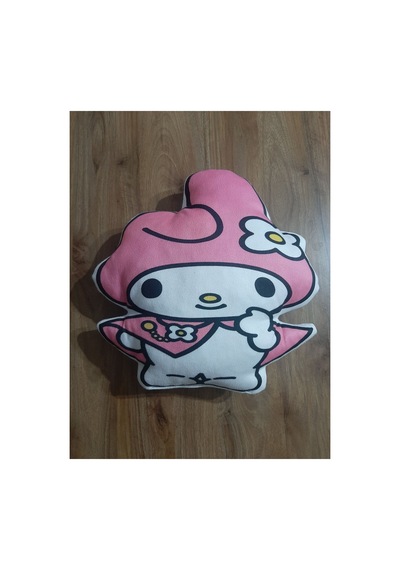 My Melody Desen Şekilli Tasarım Karakter Yastık Çok Renkli