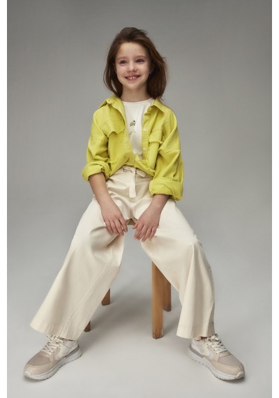 Nk Kids Sandshell Kız Çocuk Gömlek 38321n Açık Yeşil