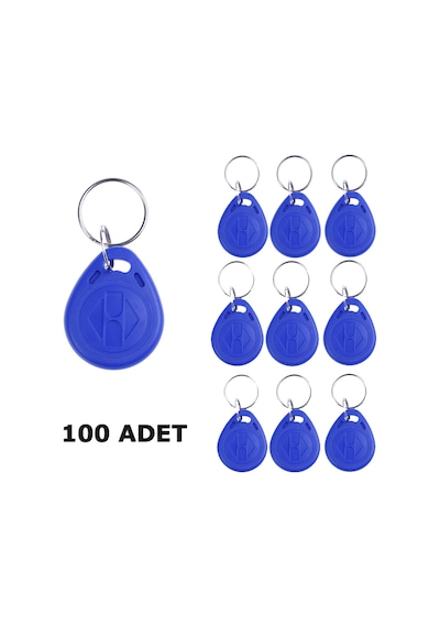 Wozlo Chip TK4100 Tag Göstergeç Proximity Manyetik Anahtarlık 100 Adet