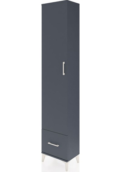 Arges Dolap 3 Raflı Tek Çekmeceli Tek Askılı 44x30x221 Antrasit-antrasit Aytası Arges Dolap 3 Raflı Tek Çekmeceli Tek Askılı 44x30x221 Antrasit-antrasit Aytası