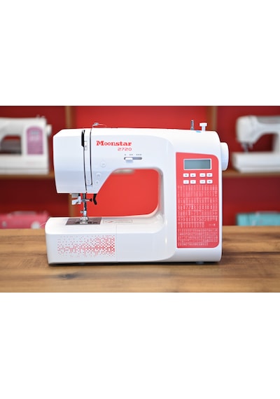 Moonstar Ev Tipi Elektronik Düz Dikiş Makinesi 200 Desen / Model 2720 Beyaz