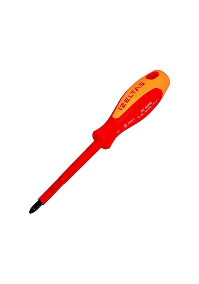 İzeltaş 3*60 MM Elektrikçi İzoleli Yıldız Tornavida 1000 V