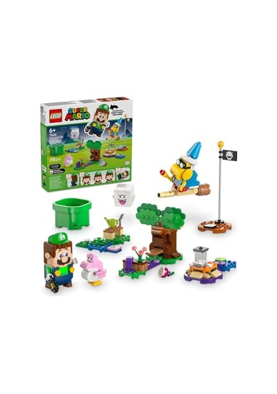 Super Mario İnteraktif Luigi İle Maceralar 71440-6 Yaş Ve Üzeri Çocuklar İçin Koleksiyonluk Yaratıcı Nintendo Oyuncak Yapım Seti 210 Parça