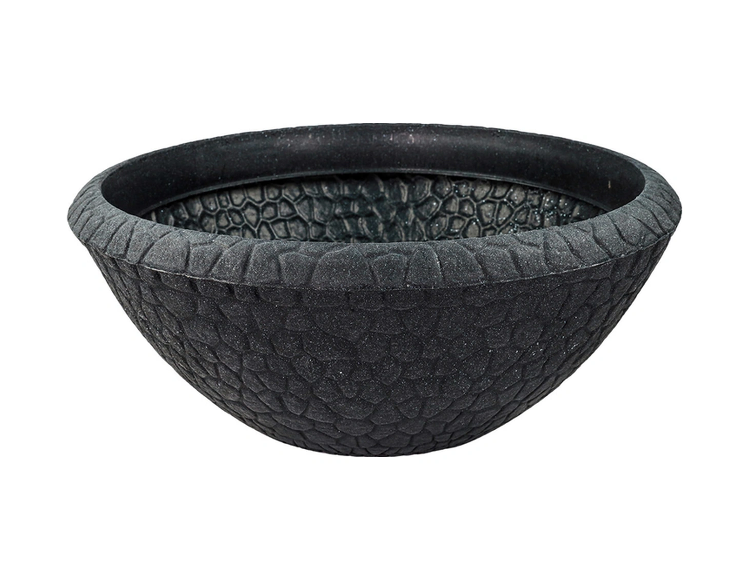 Bostann Dekoratif Saksı - Boho 280 - 40l - Antrasit