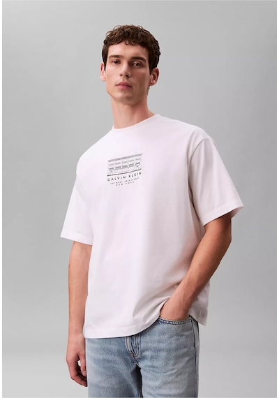 Calvin Klein Erkek Tişört-lv04rf823g Beyaz