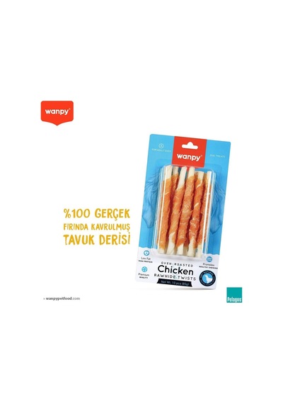Tavuk Sargılı Çiğneme Çubukları 85 G, Köpek Ödülü