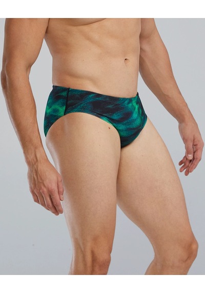 Tyr Durafast Elite Erkek Brief Mayo - Soren Siyah - Yeşil