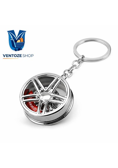 Metal Jant Disk Anahtarlık Araba Aksesuarı & Oto Keychain Çok Renkli