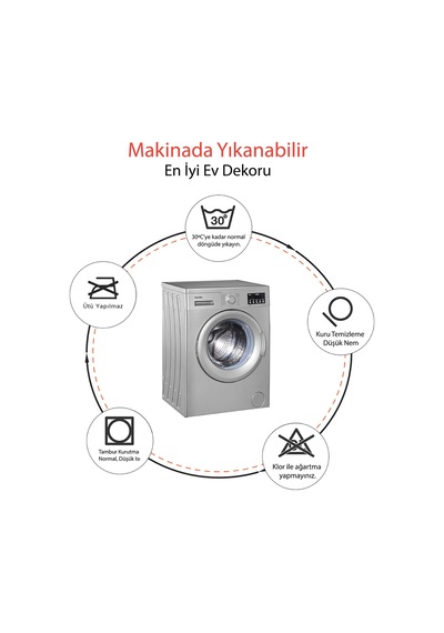 Monnhein Banyo Paspası, 2li Set Banyo Halısı Kaymaz Taban, Makine 40 x 60