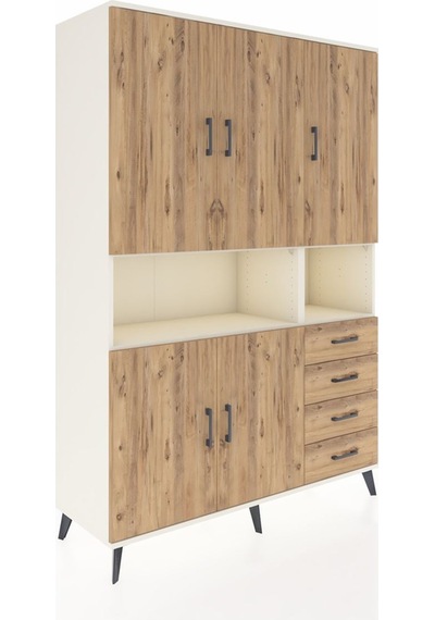 Hyperion Dolap 7 Raflı 4 Çekmeceli 5 Kapaklı 132x44x195 Aytaş... Aytaşı