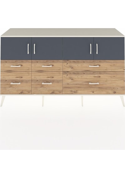 Hyperion Konsol 4 Raflı 6 Çekmeceli 4 Kapaklı 176x44x99 Aytaşı-an Aytaşı-antrasit/çam Hyperion Konsol 4 Raflı 6 Çekmeceli 4 Kapaklı 176x44x99 Aytaşı-an Aytaşı-antrasit/çam
