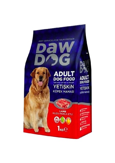 Dawdog Kuzu Etli & Pirinçli Yetişkin Köpek Maması 1 KG