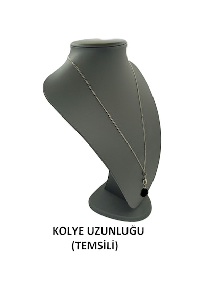 Unisex Gümüş Kaplamalı Zincir Kolye - Zgk-56 Çok REnkli