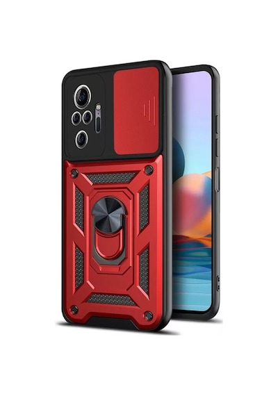 Xiaomi Redmi Note 10 Pro Kilif Kamera Korumali Sürgülü Zirh Tank 446594864