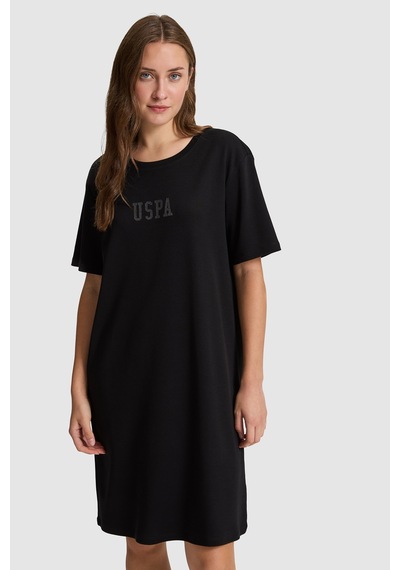 U.S. Polo Assn. U.s. Polo Assn. Kadın Siyah Elbise Örme 50325244-vr046 U.S. Polo Assn. U.s. Polo Assn. Kadın Siyah Elbise Örme 50325244-vr046