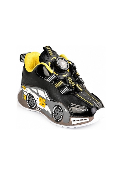 Mini Bonito Çocuk Spor Ayakkabı Mekanizmalı Çevirmeli Bağcıklı Günlük Kullanım Sneaker Siyah/sarı Mini Bonito Çocuk Spor Ayakkabı Mekanizmalı Çevirmeli Bağcıklı Günlük Kullanım Sneaker Siyah/sarı