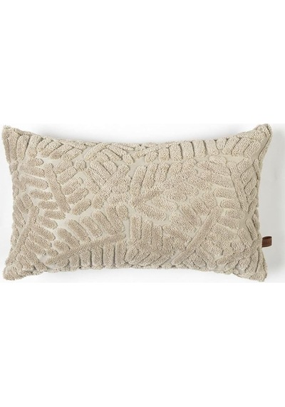 Bohem Özel Tasarım Punch Panç Desen Dekoratif Dikdörtgen Kırlent Kılıfı 28x50 Cm Forest Natural Çok Renkli