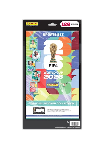 Panini Fıfa World Cup 2026 Update Set 120 Sticker Resmi Dünya Kupası Güncelleme Koleksiyonu
