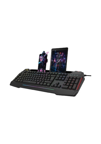 Turbox Giantpeak Mekanik Hisli RGB Işık Makrolu Sese Duyarlı Standart Q Gaming Oyuncu Klavye