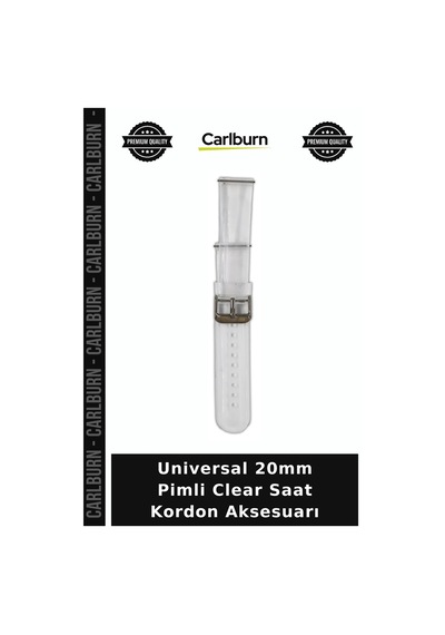 Universal 20mm Pimli Clear Saat Kordon Aksesuarı Tarz Bilek Kişisel Diğer