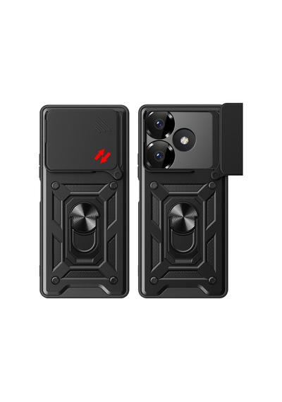 Xiaomi Redmi 13 4g Uyumlu Kılıf Pars Lens Yüzüklü Silikon - Gold