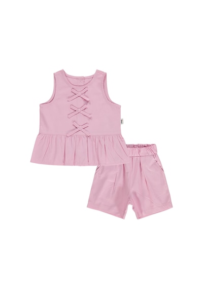 Civil Baby Çiçek Nakışlı 6-18 Ay Takım - Pembe