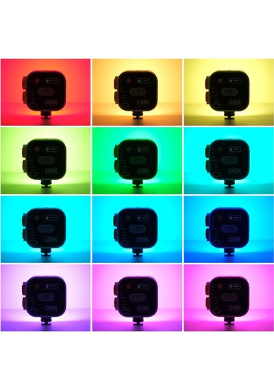 Herigo Hr-ph002 Rgb Mini Led Video Işığı Type-c Şarjlı Ekranlı 2000mah