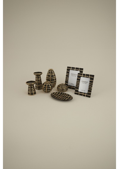 Karaca Home Felicie Mumluk 9x9x17,5 Cm Siyah