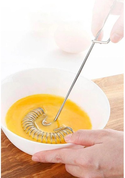 Yaylı Spiral Yumurta Çırpıcı Mikser Ve Krem Karıştırıcı Metal Diğer