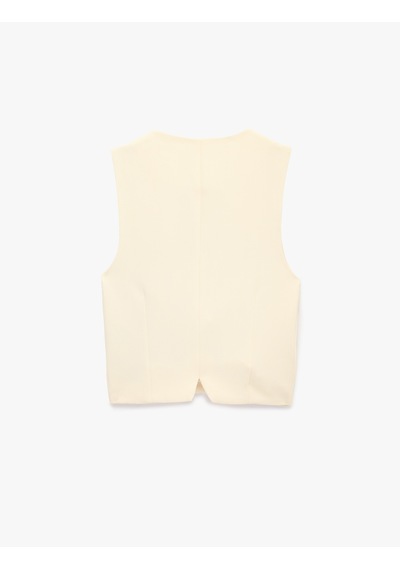 Koton Vests Kırık Beyaz 7wak20022uw Ekru