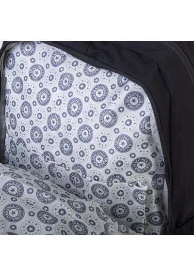 Nas Bag Unisex Büyük Boy Sırt Çantası Çok Gözlü Okul Çantası Siyah Siyah