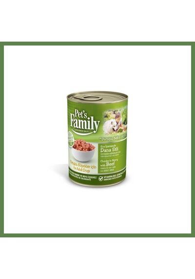 Pets Family Köpek Konserve Dana 400gr 1 Adet Hb006