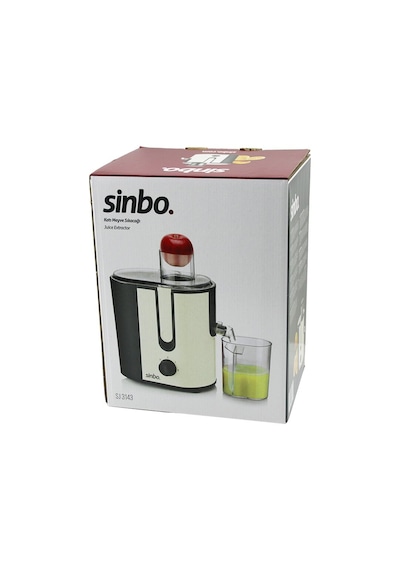 Elektrikli Bej Katı Meyve Sıkacak 600w Hazne Posa:1250ml - M.suyu:450ml Çelik Filtre 65mm Tüp Sj-314