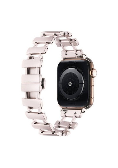 Apple Watch 42mm Uyumlu Krd-96 Metal Kordon - Starlight