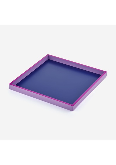 Neon Mavi Mdf Tepsi 32x2,5x32 Cm