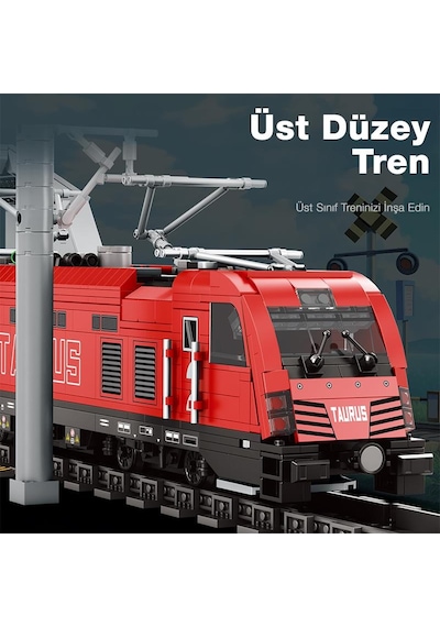 Reobrix Technic 66020 Avrupa Elektrikli Yolcu Treni Taurus European Electric Passenger Train Yapı Blok Seti Building Blocks - 1939 Parça