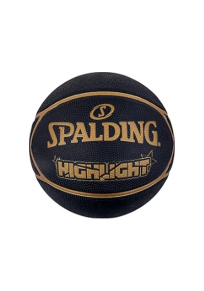 Delux Serisi Spalding Bsk Top 2021 Hıghlıght Black Gold Sz7 Rub 84355z Rekabet Bireysel Antrenman Gold - Siyah