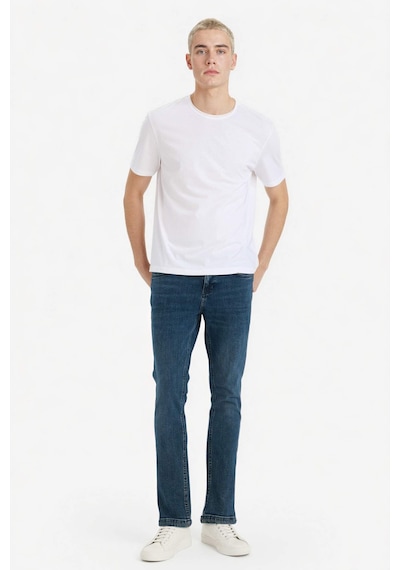 Defacto Pedro Slim Fit Dar Kalıp Normal Bel Dar Paça Jean Pantolon F9777ax26spnm34 Mavi-nm34 Defacto Pedro Slim Fit Dar Kalıp Normal Bel Dar Paça Jean Pantolon F9777ax26spnm34 Mavi-nm34