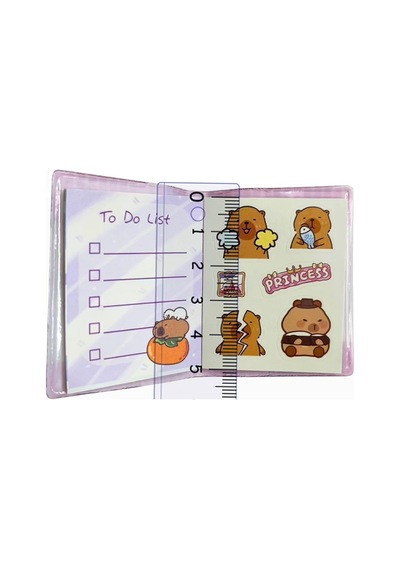 Capybara Mini Sulu Sticker Defter 2'li Diğer