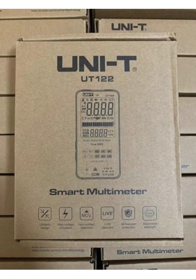 Unı-t Ut122/ut121a/b Smart Digital Multimeter True Rms Voltage Frequency Dual Display Ncv Lıve Auto Range 6199 Count Met
