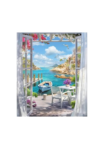 5d Elmas Boncuk Taş Işleme Mozaik Goblen Kit 50x40cm Gc87425 Diamond Painting
