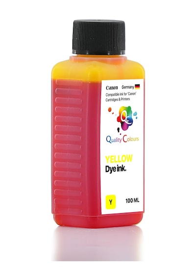 Qc Canon Pixma Ts4150i Uyumlu - 100ml Y Yellow Sarı