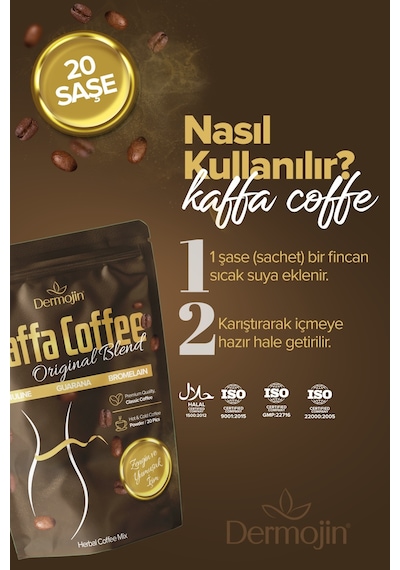 Kaffa  Kahvesi Inulın , Bromelaın ,guarana Çözünebilir