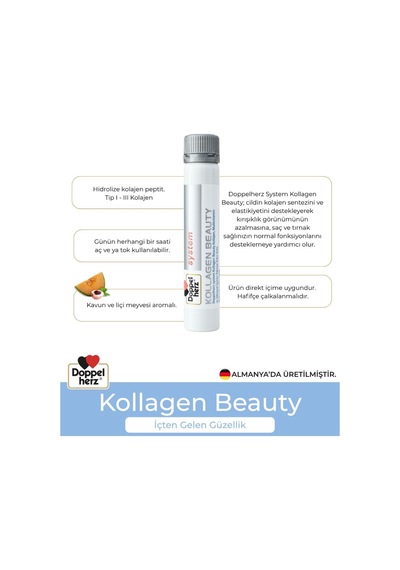 Doppelherz System Kollagen Beauty 30 X 25 Ml Flakon 1 Alana 1 Bedava