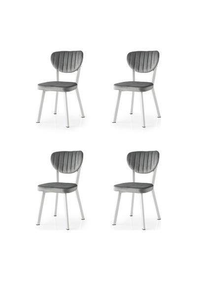 Star Demir Mutfak Sandalyesi 4 Lü Set 001