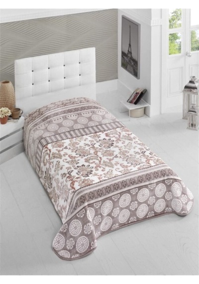 Sarar Kahverengi Polyester Çift Kişilik Battaniye Kahve