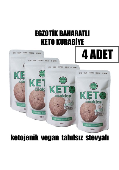 Blendfood Egzotik Baharatlı Ketojenik Kurabiye 4 x 50 G